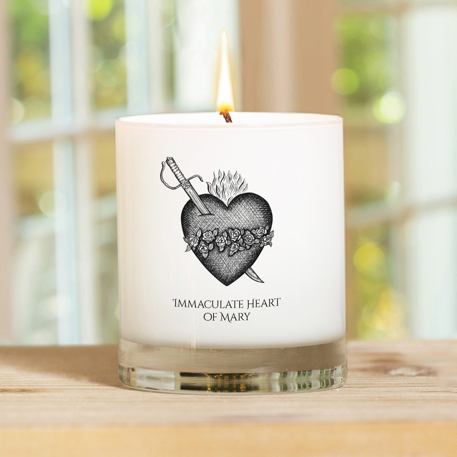 Immaculate Heart Candle