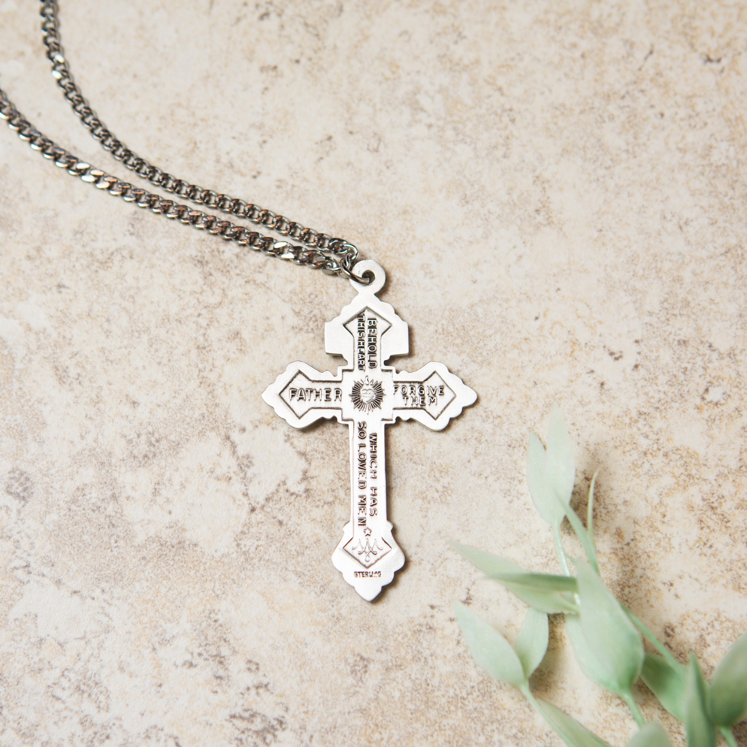 Pardon Crucifix Rosary in Sterling Silver ⋆ Virgo Sacrata