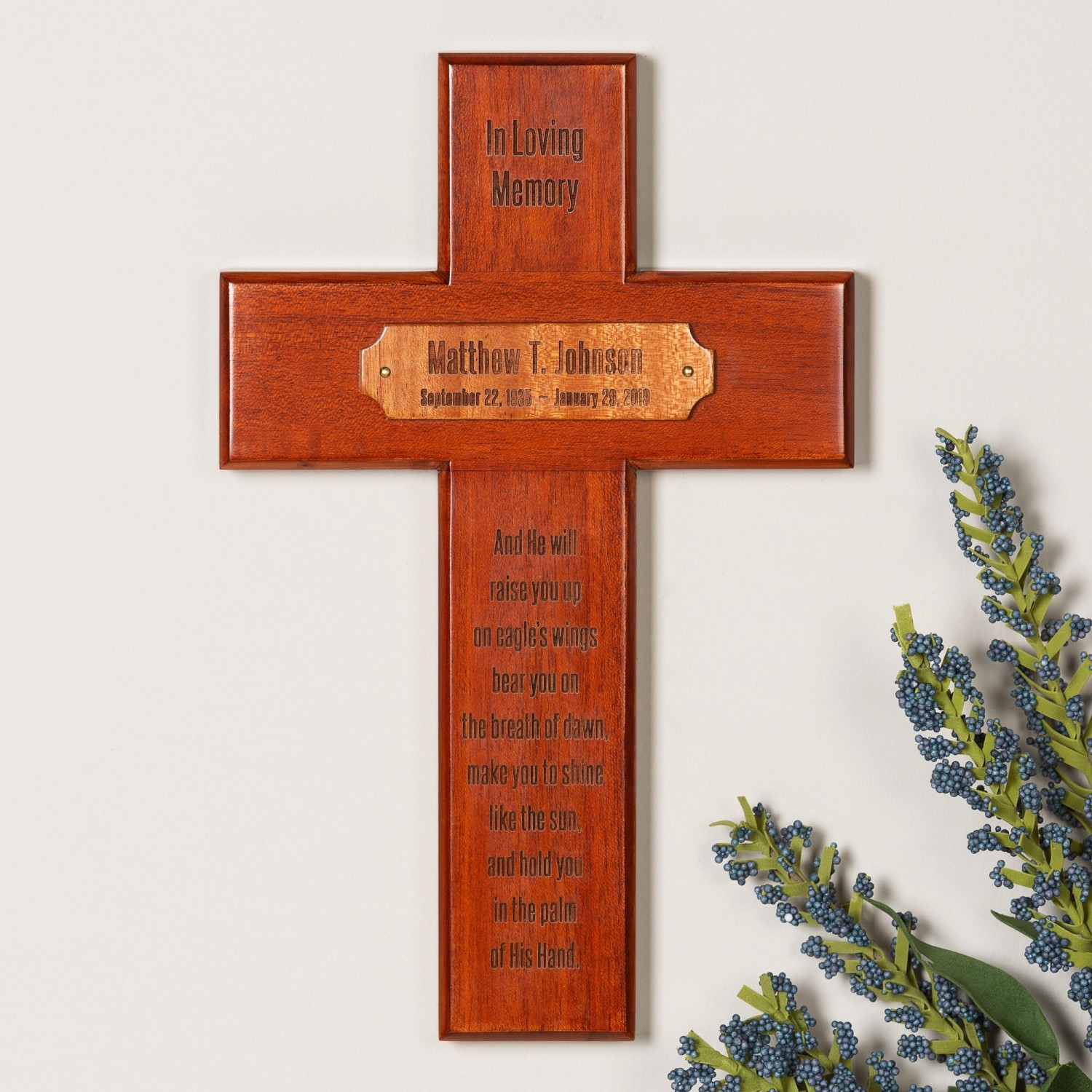 Ad Crucem Commemorative Wood Plaque Suitable for Church, School, Seminary,  College, University