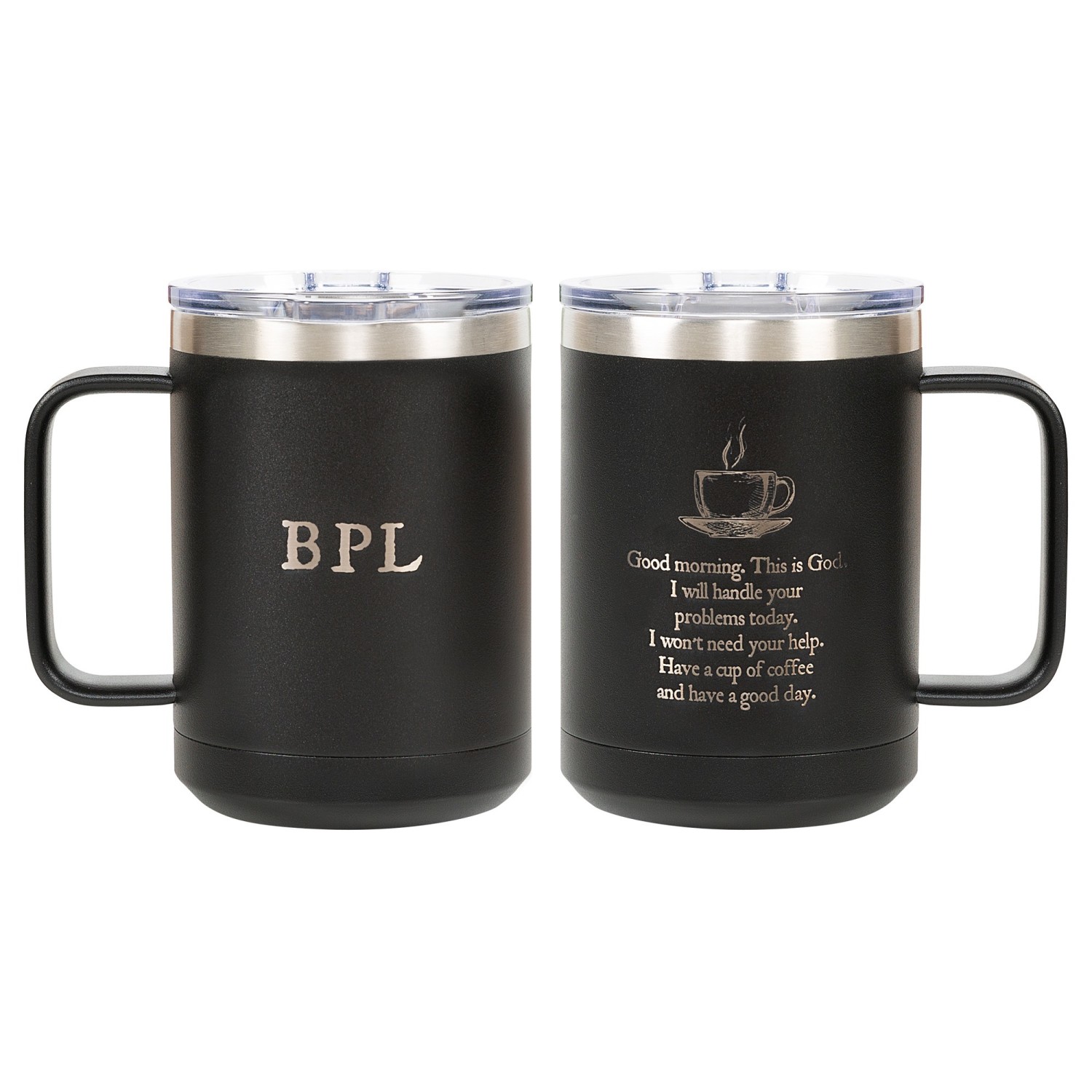 Engraved Godparent Thermo Travel Mug