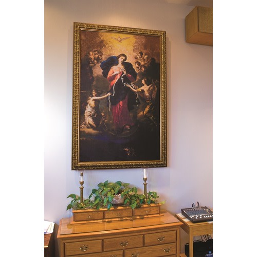 Image of Mary Undoer of Knots Framed Print