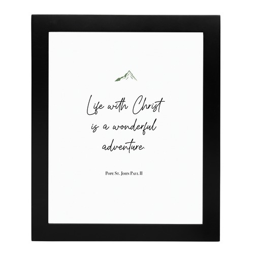 John Paul II Life with Christ Print
