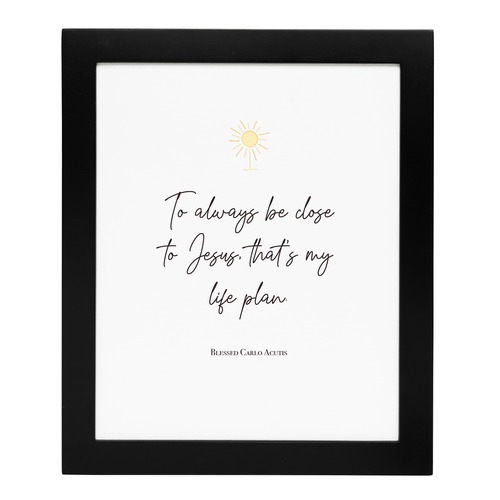 Bl. Carlo Acutis My Life Plan Print