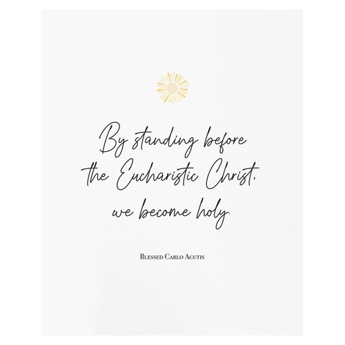 Bl. Carlo Acutis the Eucharistic Christ Print