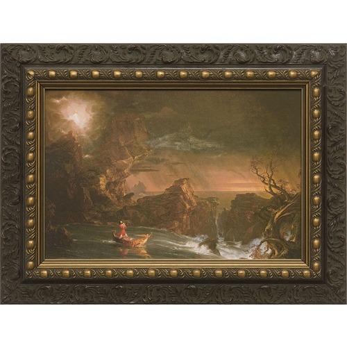 The Voyage of Life - Manhood with Dark Ornate Frame