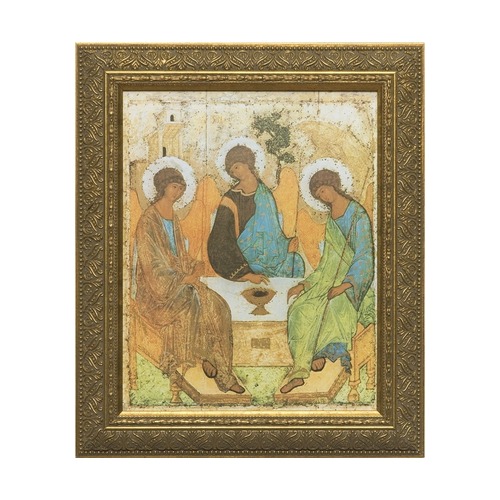 Holy Trinity Angels with Gold Frame
