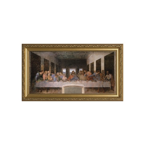 The Last Supper with Gold Frame