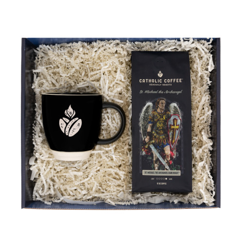 Cf Black Bean Mug & St Michael Roast Set