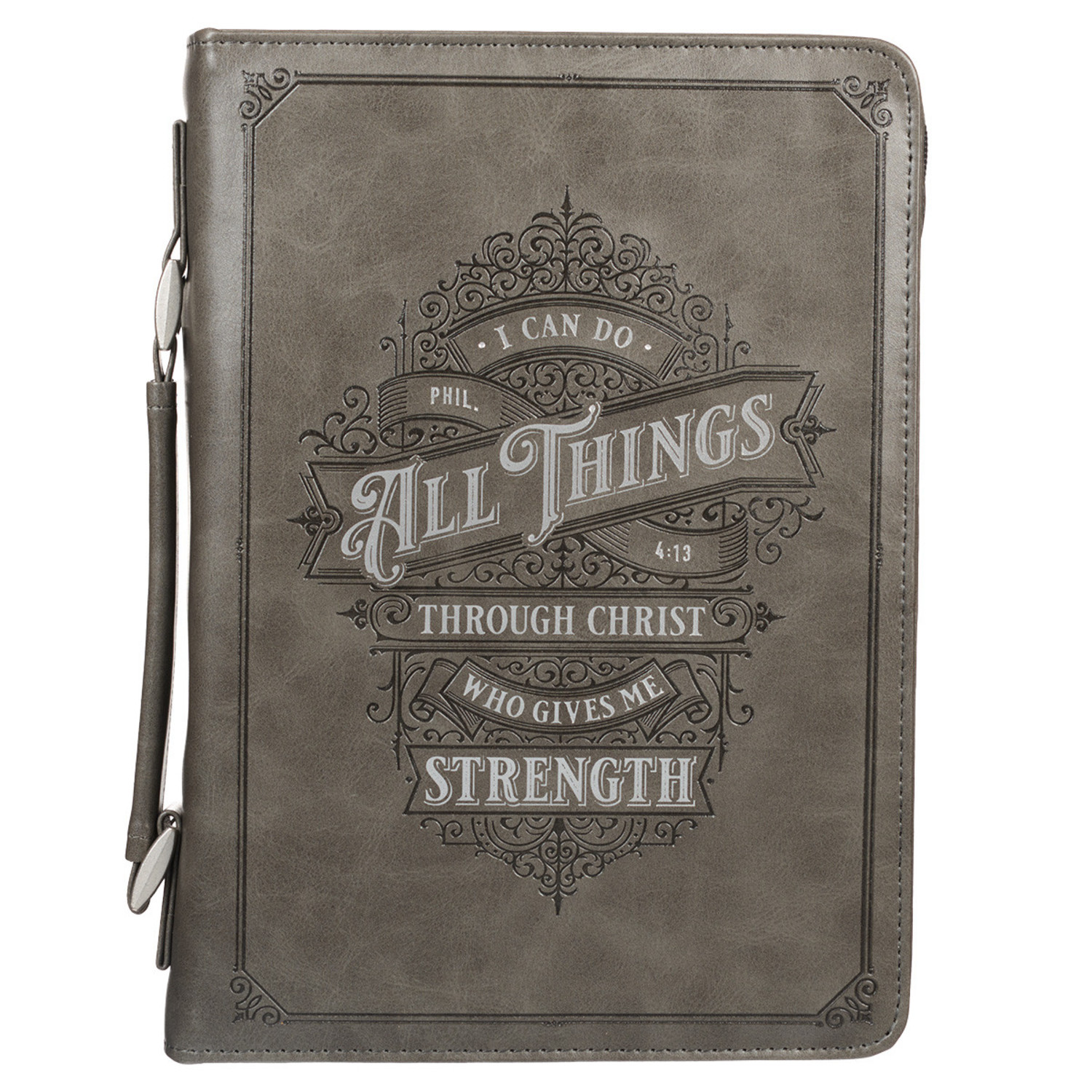 I Can Do All Things Gray Bible Cover