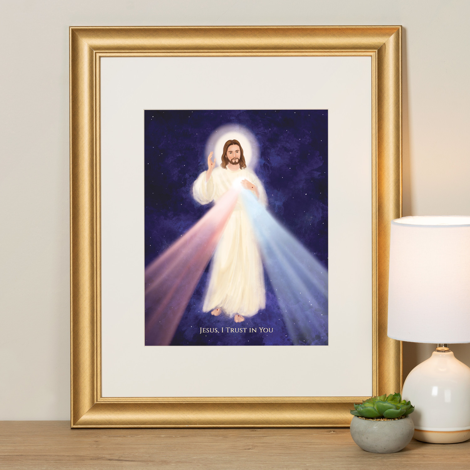 Divine Mercy Framed Print - 16x20