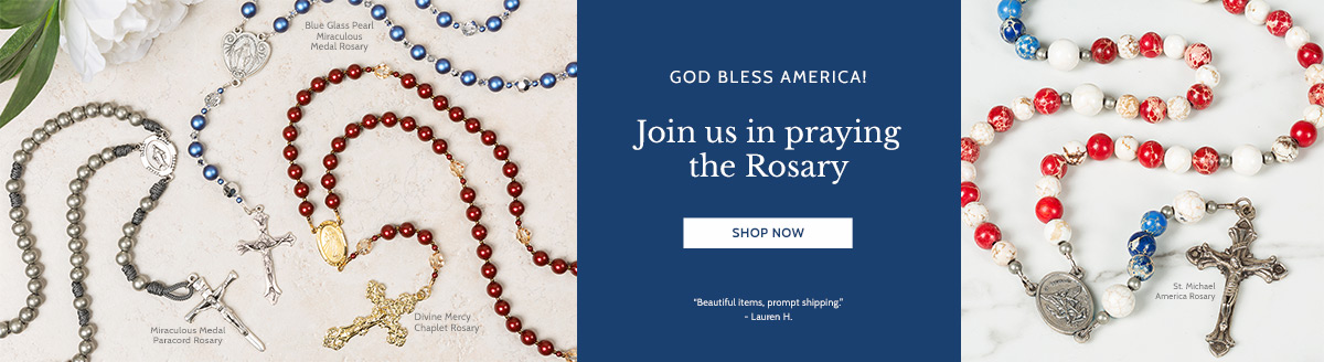 Handcrafted rosaries in patriotic colorsCelebrate Independence Day! Handcrafted rosaries in patriotic colorsCelebrate Independence Day!