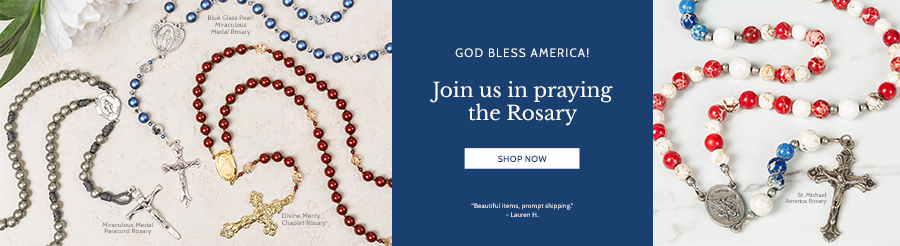Handcrafted rosaries in patriotic colorsCelebrate Independence Day! Handcrafted rosaries in patriotic colorsCelebrate Independence Day!