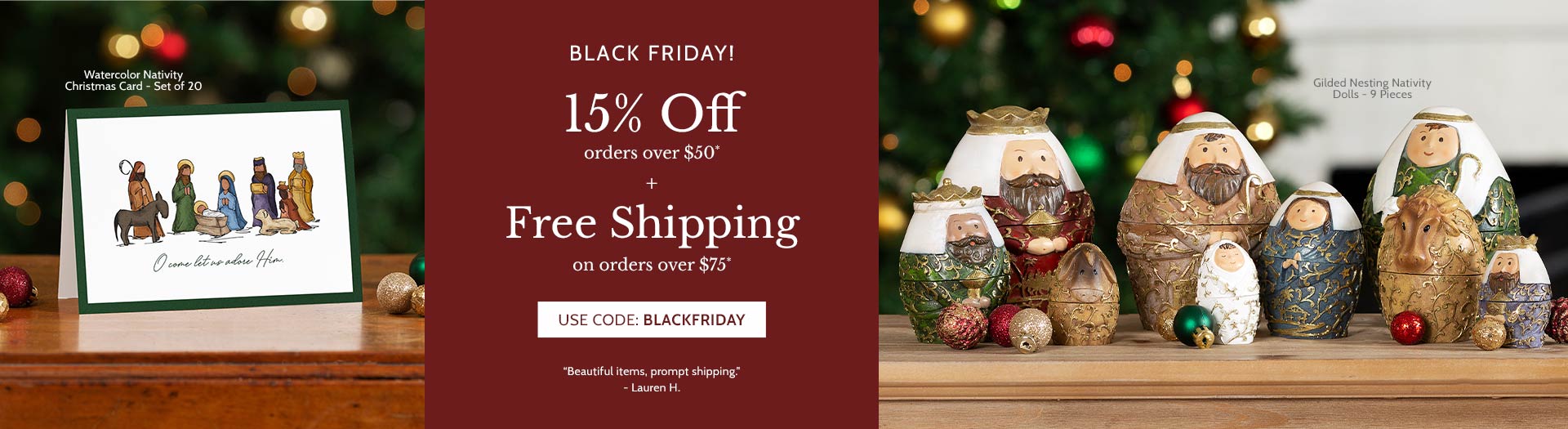 15% off orders over $50Black Friday Sale! 15% off orders over $50Black Friday Sale!