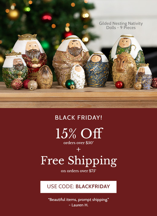 15% off orders over $50Black Friday Sale! 15% off orders over $50Black Friday Sale!