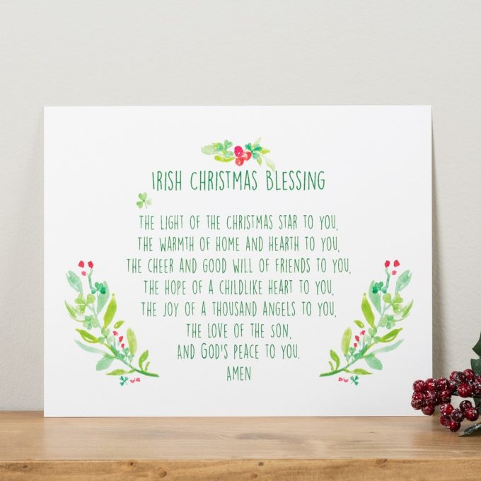 Irish Christmas Blessing