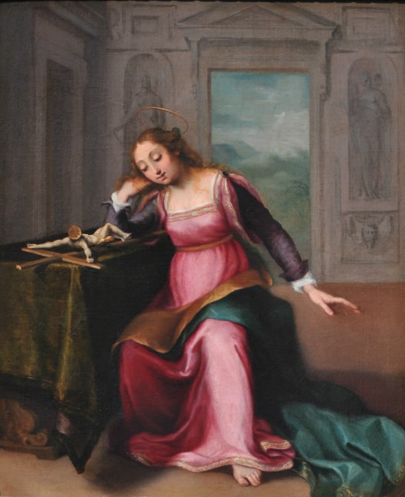 The Penitent Mary Magdalene by Alessandro Casolani 