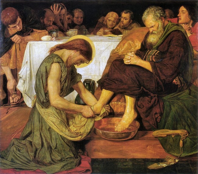 Jesus washing Peter's feet by Ford Madox Brown