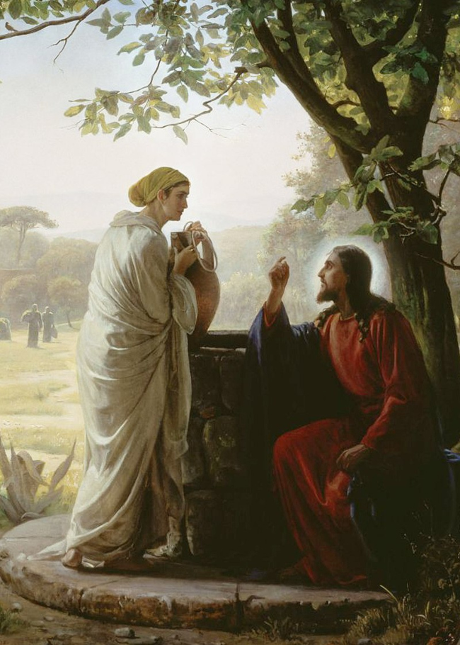 Jesus and the woman at the well