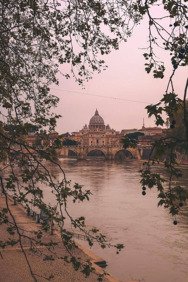 View of St. Peter's in Rome