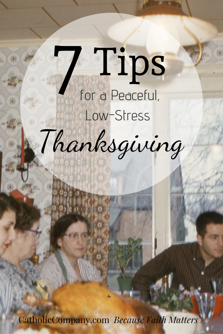 seven tips peaceful thanksgiving pinterest