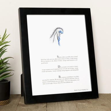 Mother Teresa’s Humility List Print