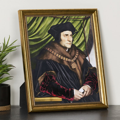 St. Thomas More Gold Framed Print
