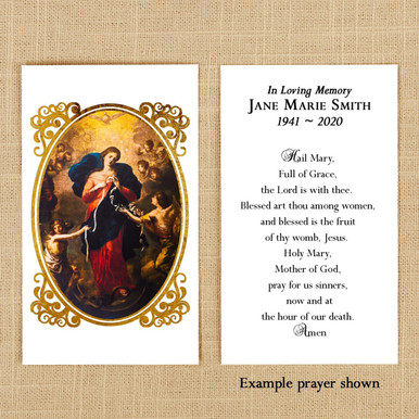 Our Lady Undoer of Knots Prayer Card | The Catholic Company®