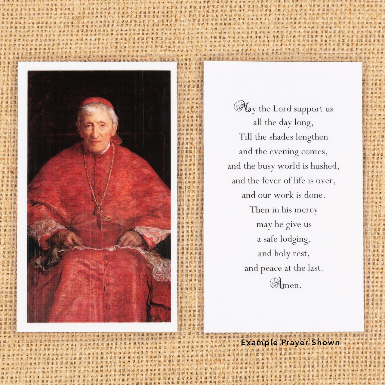 Image of St. John Henry Newman Personalized Prayer Card