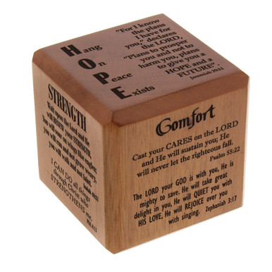 Encouragement Scripture Cube