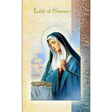 Our Lady of Miraculous Medal Laminated Catholic Prayer Holy Card with –  Bella Grace Jewelry & Gifts
