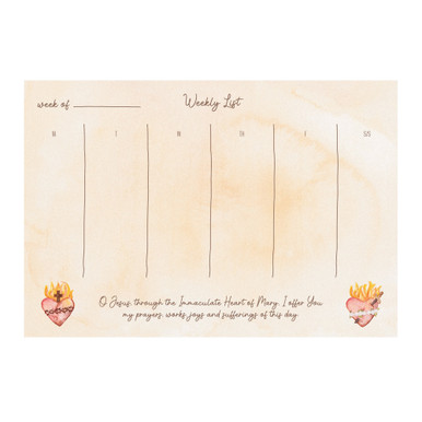 Two Hearts Weekly Agenda Planner