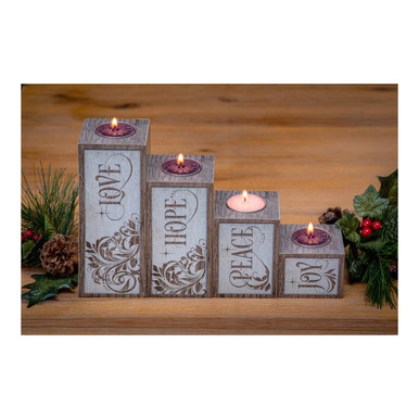 Muted Advent Candles