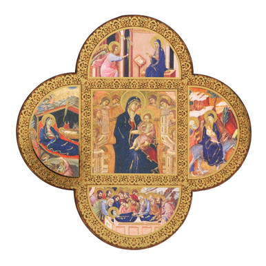 Life of Mary Icon Cross – 7.3″