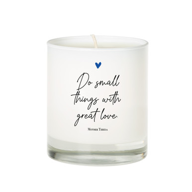 Mother Teresa Small Things with Great Love Candle