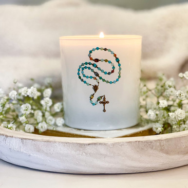 Mysteries of the Rosary Candle