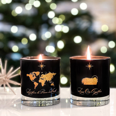 Love and Peace Candles – 2 Candle Set