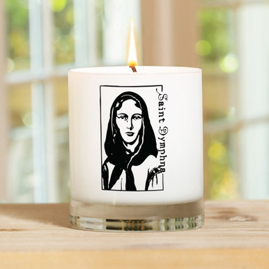 Immaculate Heart of Mary Black Candle