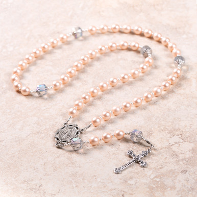 Pearls of Mary Miraculous Medal Rosary