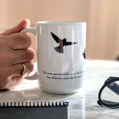 The Sparrows Scripture Verse Mug