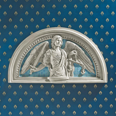 St. Michael Lunette Wall Plaque – 24″