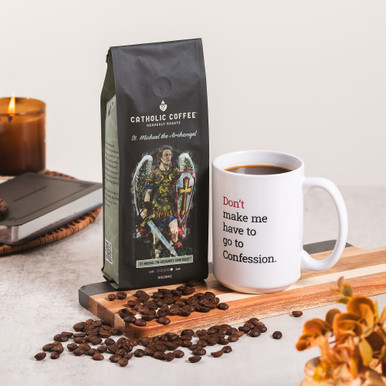 Don't Make Me Have to go to Confession Mug & Coffee Gift Set