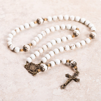 Queen of Peace Gemstone Rosary