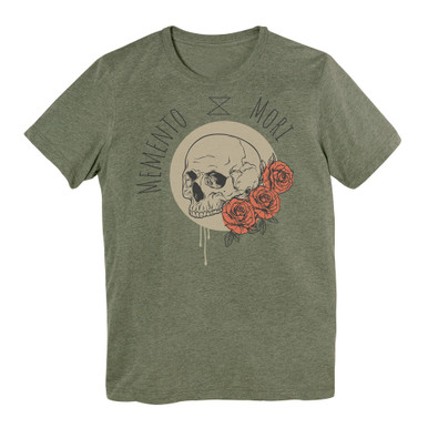 Memento Mori Skull & Roses T-Shirt - Multiple Sizes