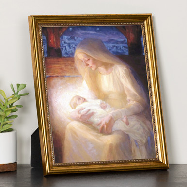 Edelfelt Madonna Gold Framed Print - Multiple Sizes