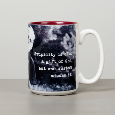 JPII Stupidity Quote Coffee Mug