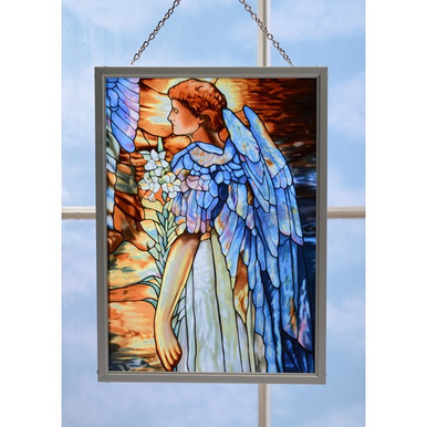 Resurrection Angel Stained Glass