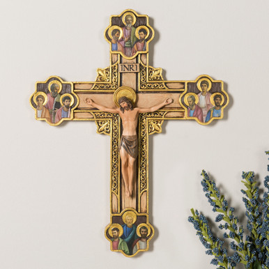 Twelve Apostles Crucifix, 12″
