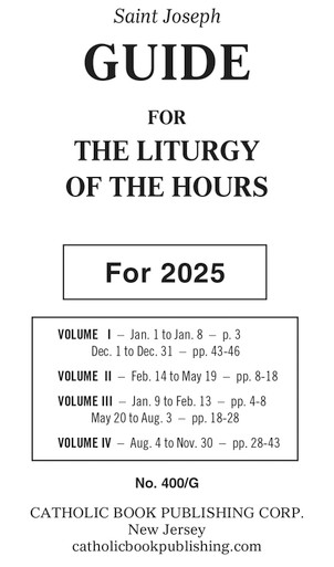 St. Joseph Guide for the Liturgy of the Hours 2024