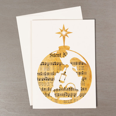 Holy Family Sheet Music Christmas Cards – Set of 20