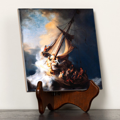 Storm on the Sea of Galilee Ceramic Tile